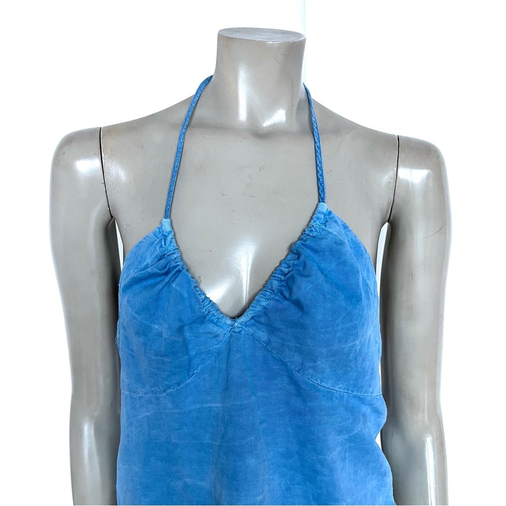 ZARA Blue Halter Neck Women's Top - Picture 6 of 10